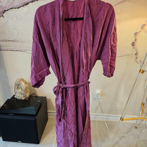 Vintage Silk Health Robe - Picture 1 of 7
